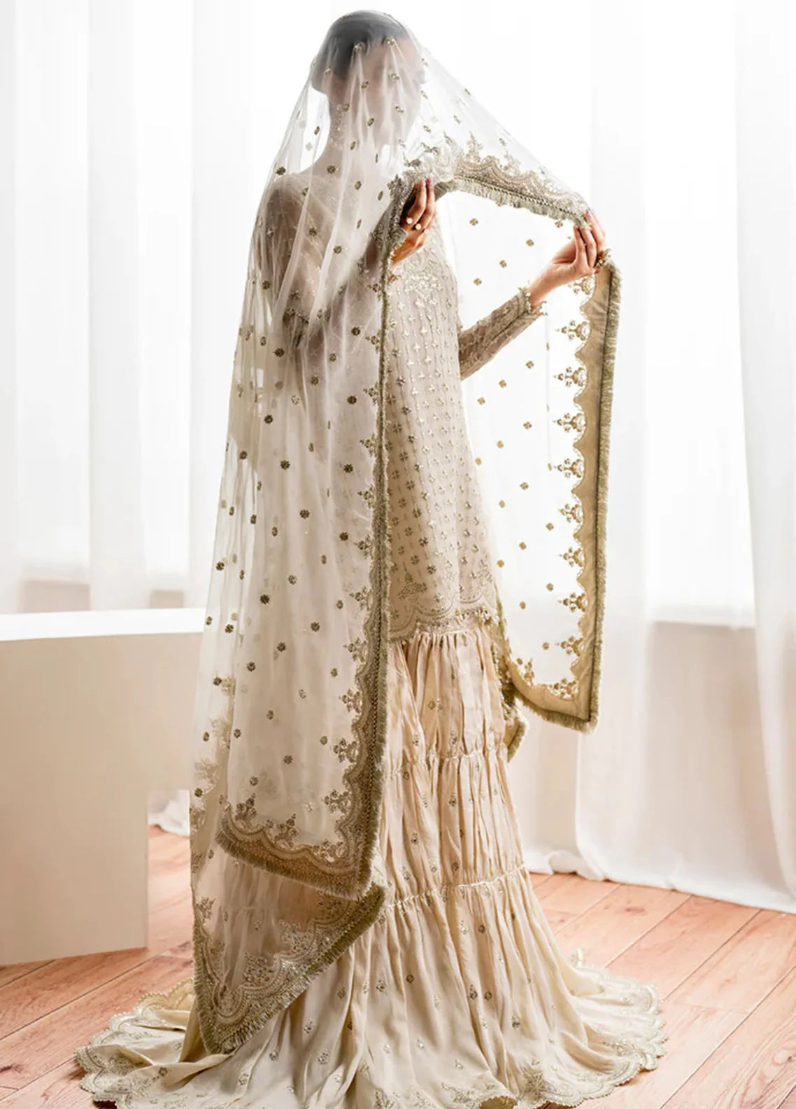 Baroque - Embroidered Chiffon - UF-687