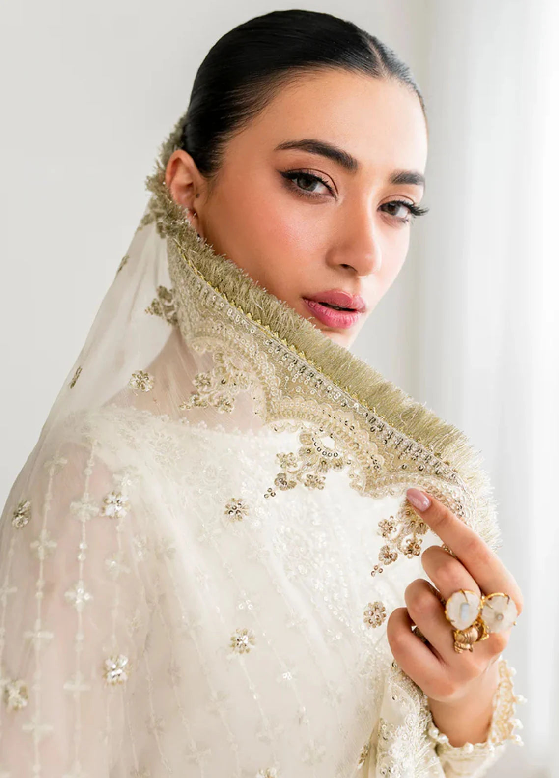 Baroque - Embroidered Chiffon - UF-687