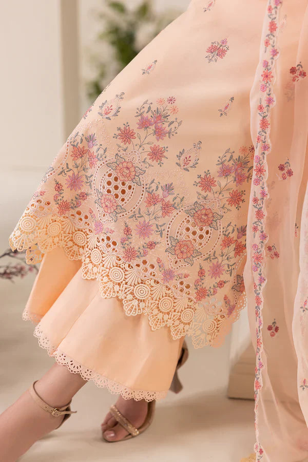 Embroidered Chiffon Dopatta 04