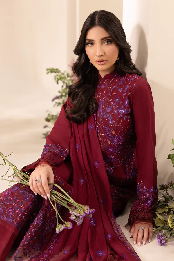Embroidered Chiffon Dopatta 08
