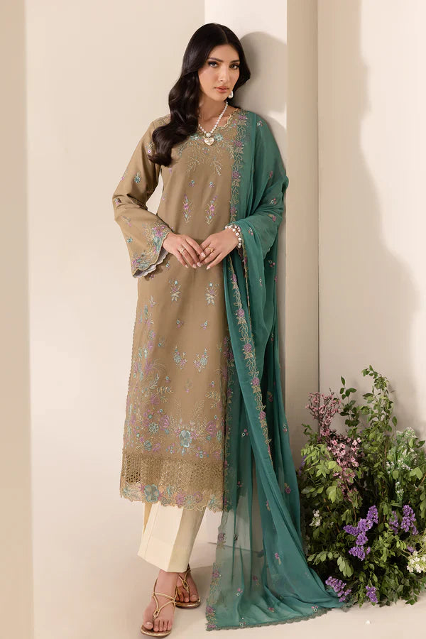 Embroidered Chiffon Dopatta 03
