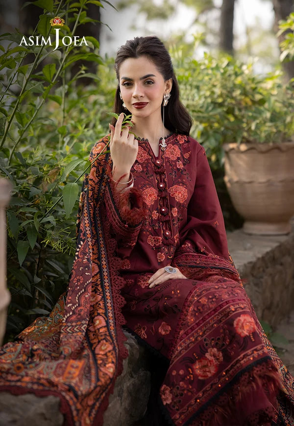 Asim Jofa - Embroidered Viscose - AJUW-27