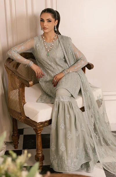 Zarif - Inayat - Embroidered Net - Gulzaar
