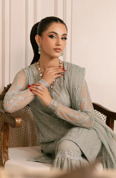 Zarif - Inayat - Embroidered Net - Gulzaar