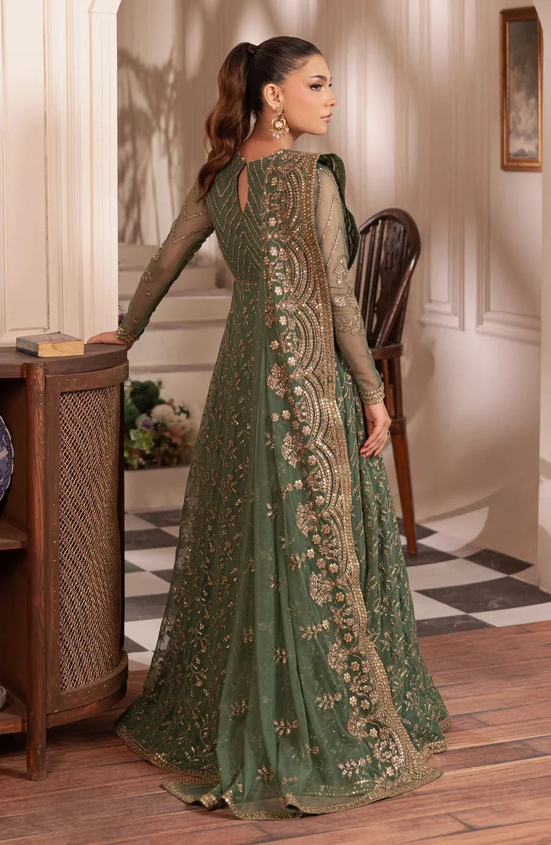 Zarif - Inayat - Embroidered Net - Shabab