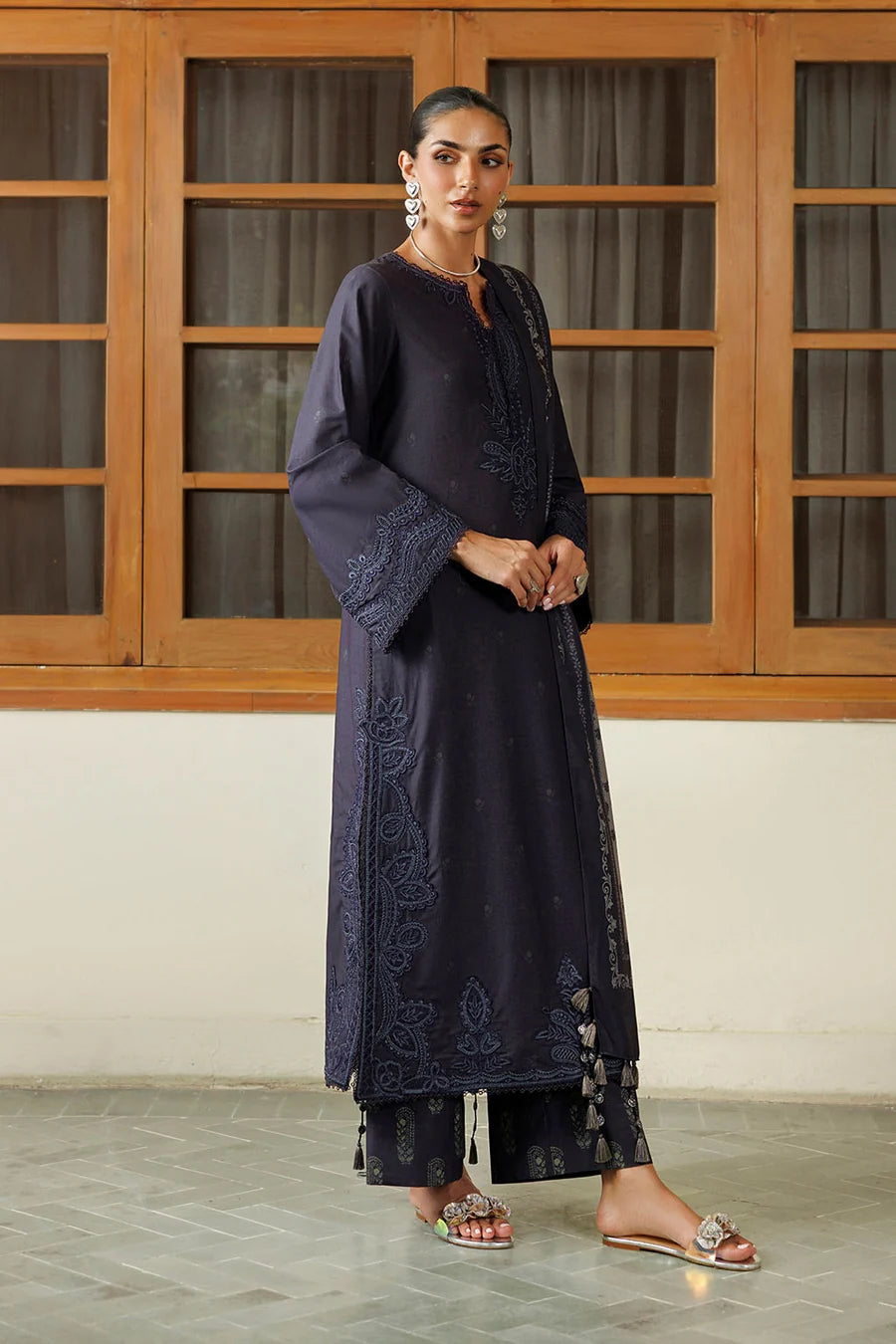 Iznik - Pre-Fall'26 - Printed Embroidered Viscose - IPF-30