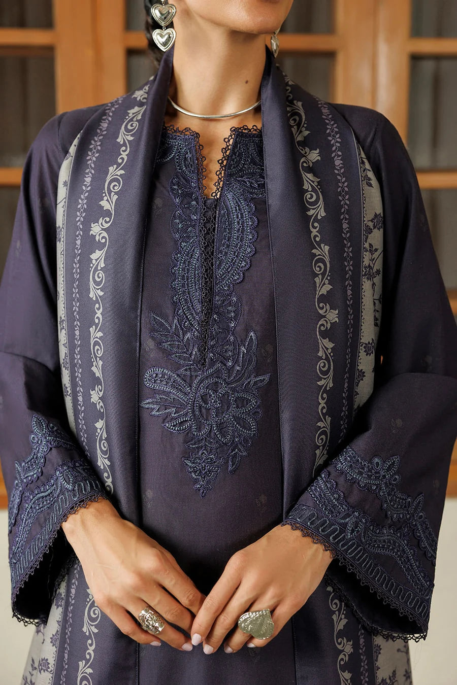 Iznik - Pre-Fall'26 - Printed Embroidered Viscose - IPF-30