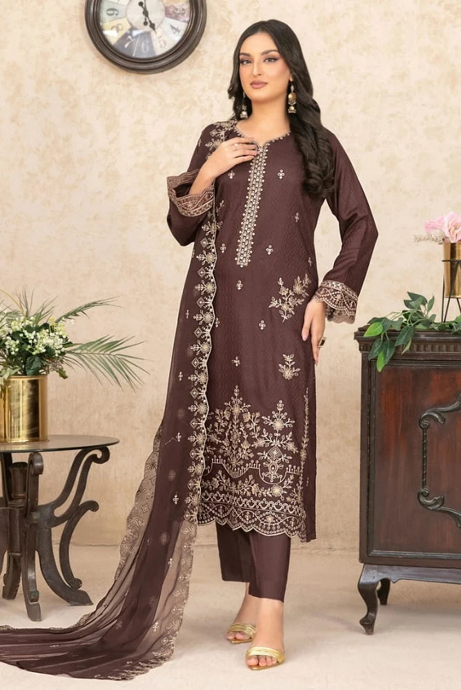 Tawakkal - Nurguz Embroidered Viscose D-4216