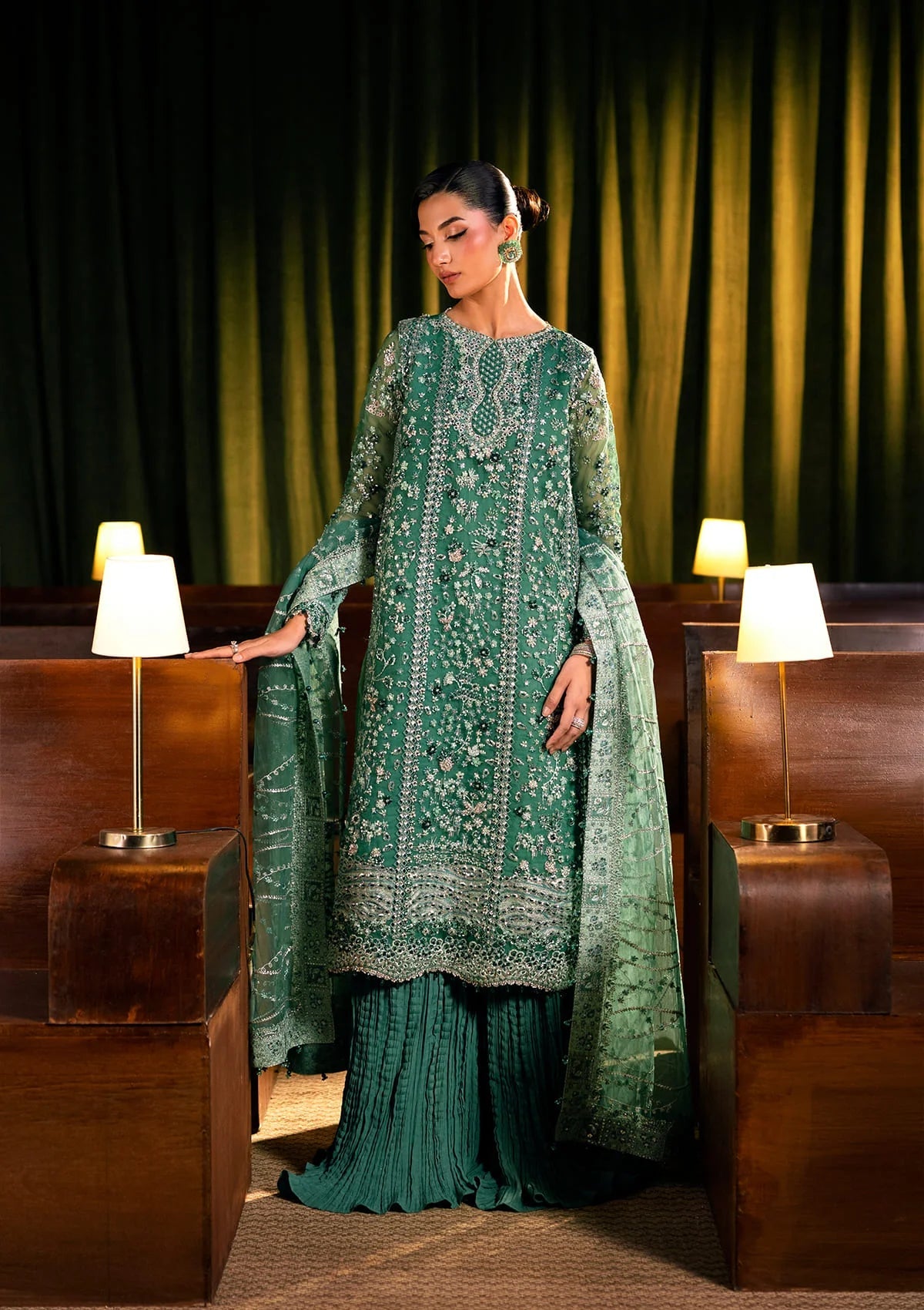 Elaf Premium - Serenade - The Formal Handwork - Organza - Ehm-10 Verdella