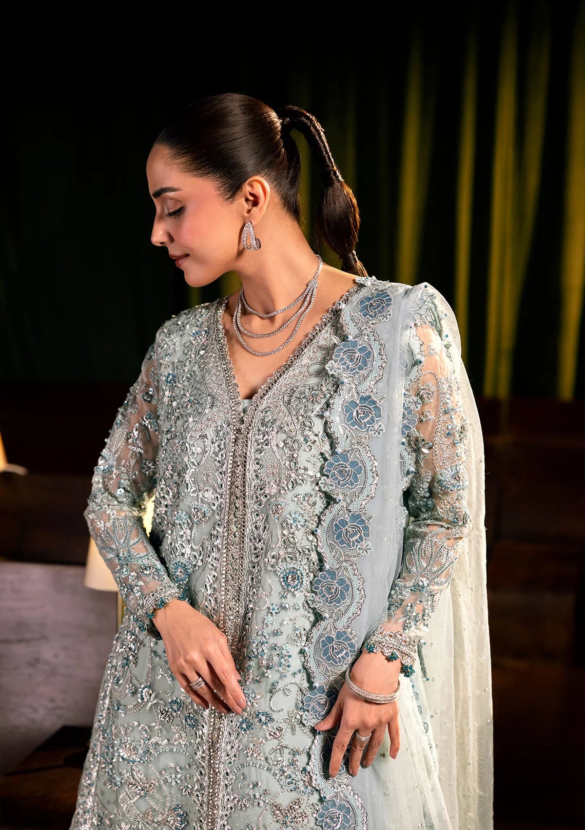 Elaf Premium - Serenade - The Formal Handwork - Organza - Ehm-04 Lumiere