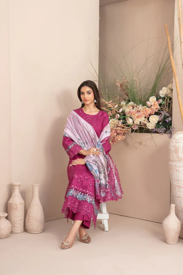 Tawakkal - Ferisha Embroidered Lawn D-1785