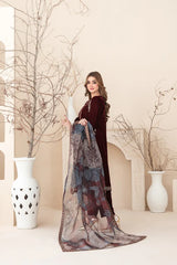 Tawakkal - Minakari Embroidered Velvet D-5274
