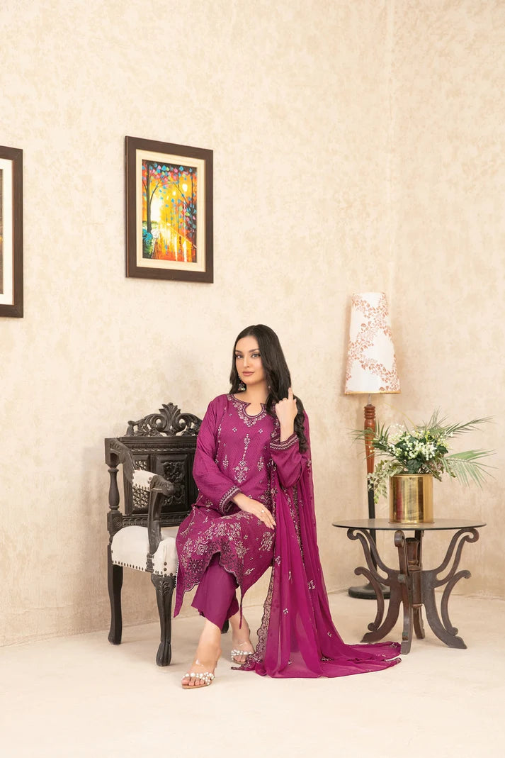 Tawakkal - Nurguz Embroidered Viscose D-4219