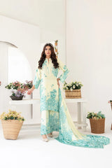 Tawakkal - Zurina Printed Leather Peach D-4479