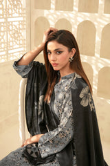 Tawakkal - Tarba Print Embroidered Dhanak D-5469