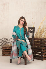 Tawakkal - Dafeenah Print Embroidered Staple D-5530