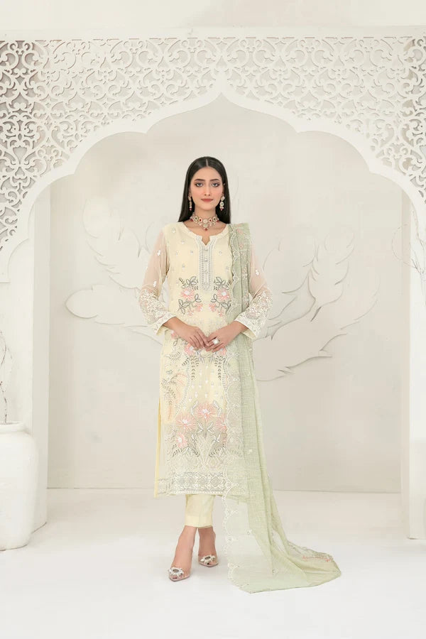 Tawakkal - Cala Embroidered Chiffon D-3742