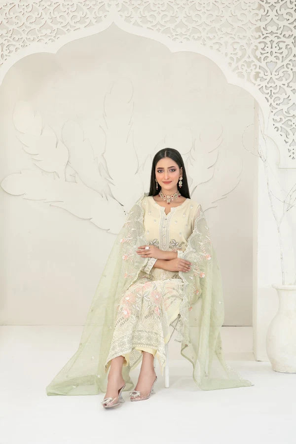 Tawakkal - Cala Embroidered Chiffon D-3742