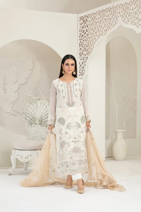 Tawakkal - Cala Embroidered Chiffon D-3744
