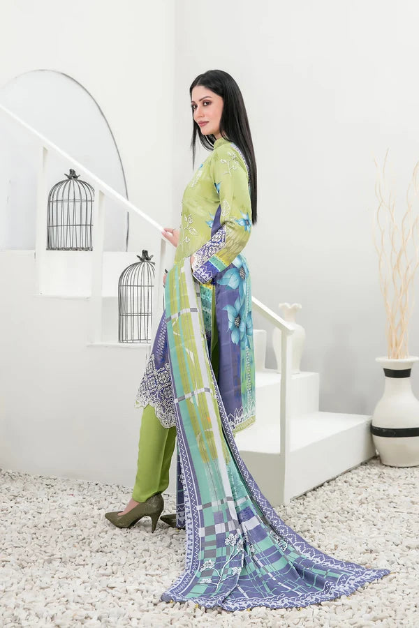 Tawakkal - Imza Print Embroidered Staple D-1099