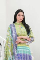 Tawakkal - Imza Print Embroidered Staple D-1099