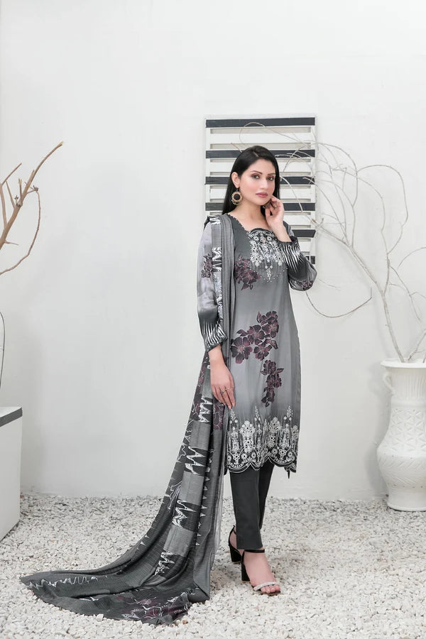 Tawakkal - Imza Print Embroidered Staple D-1097