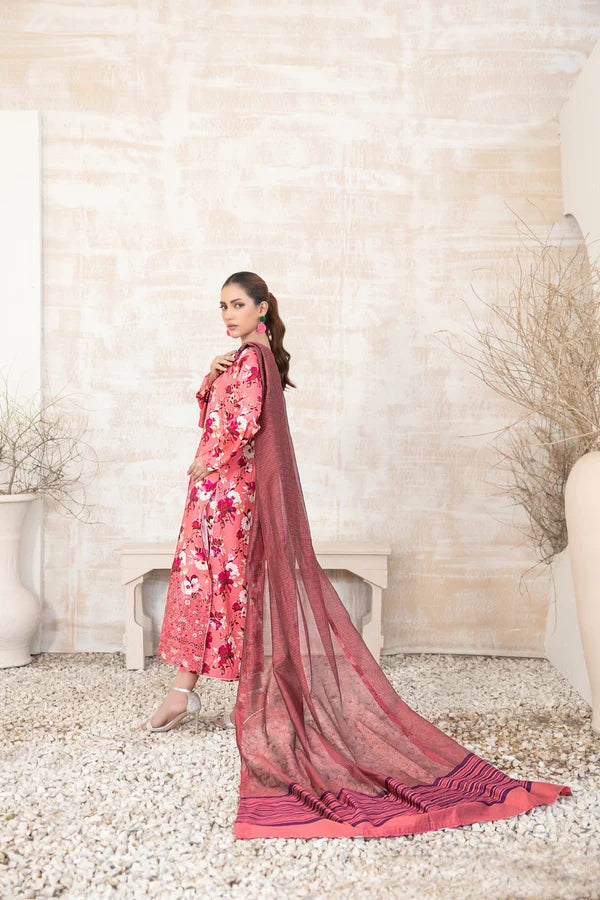 Tawakkal - Marnina Print Embroidered Staple D-3870