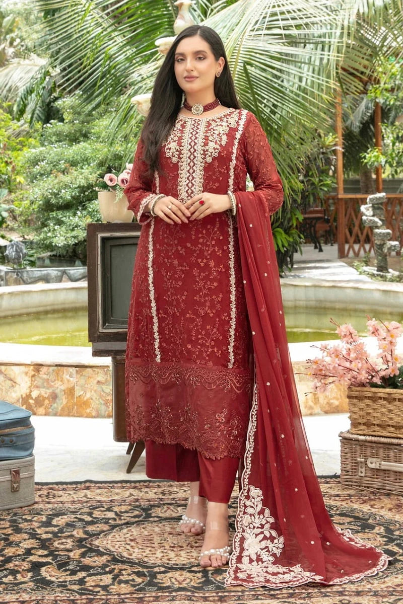 Tawakkal - Nuresa Embroidered Chiffon D-5722