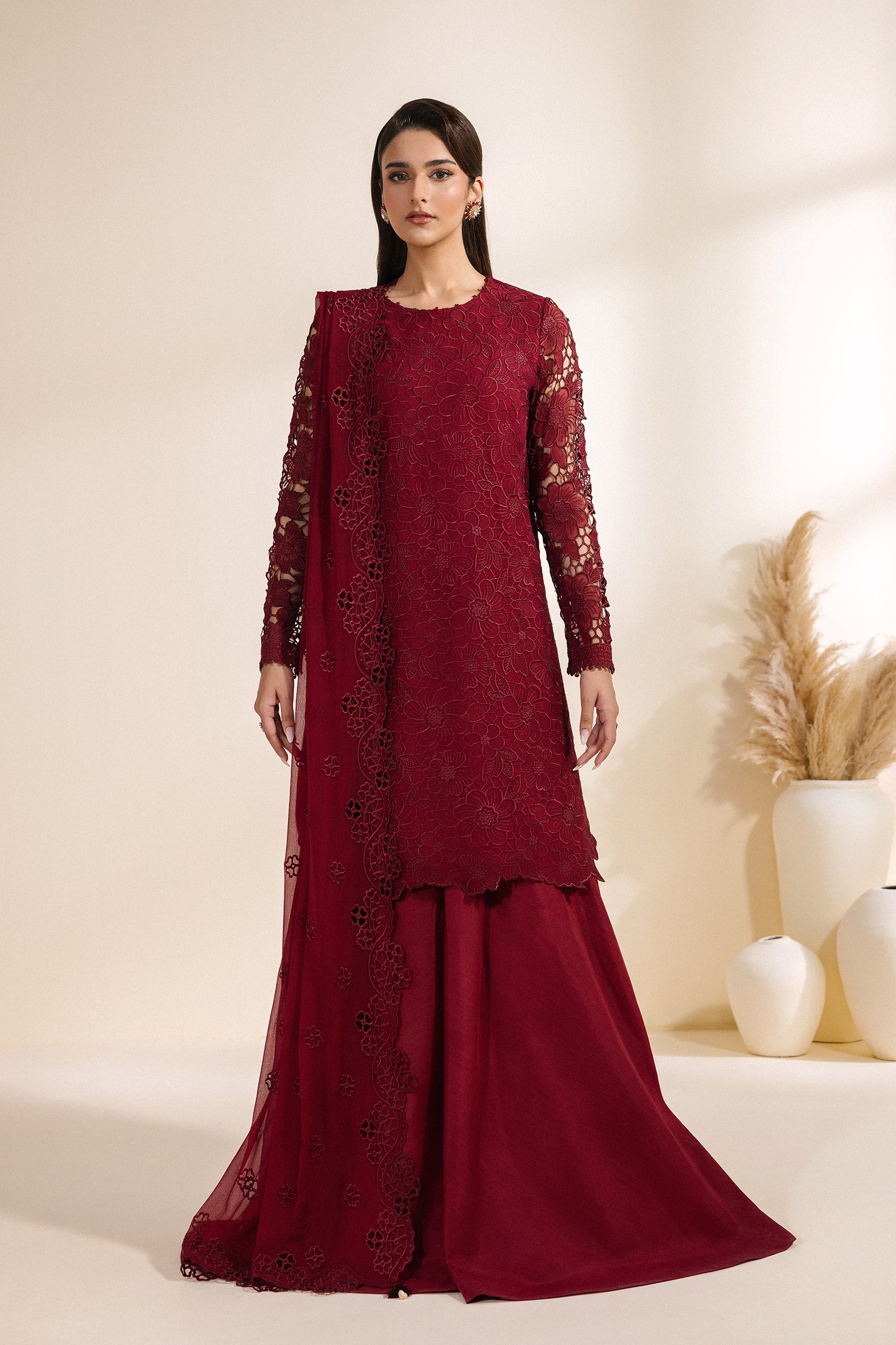 Zarif - Meraki - Embroidered Chiffon - Adaab