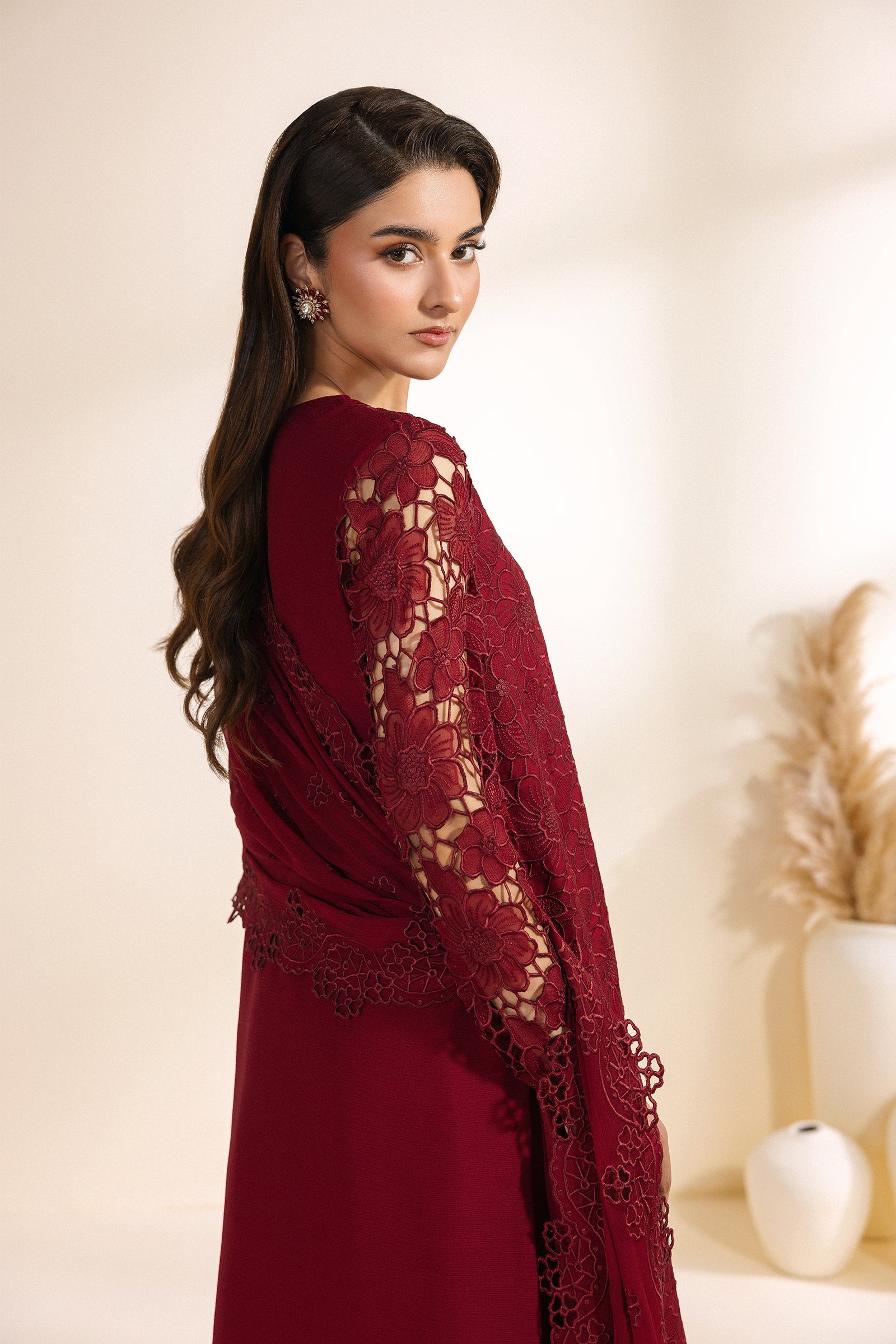 Zarif - Meraki - Embroidered Chiffon - Adaab