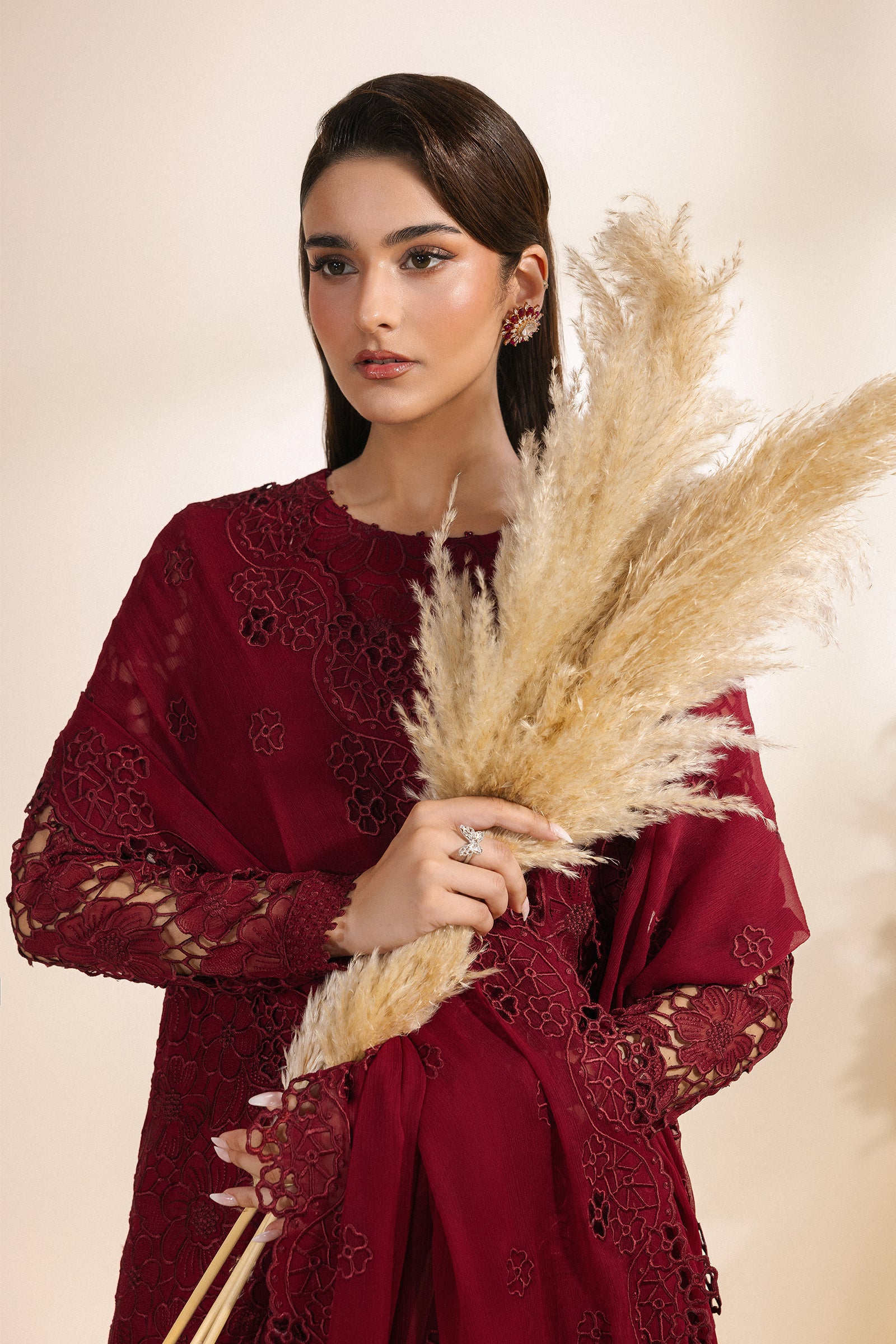 Zarif - Meraki - Embroidered Chiffon - Adaab