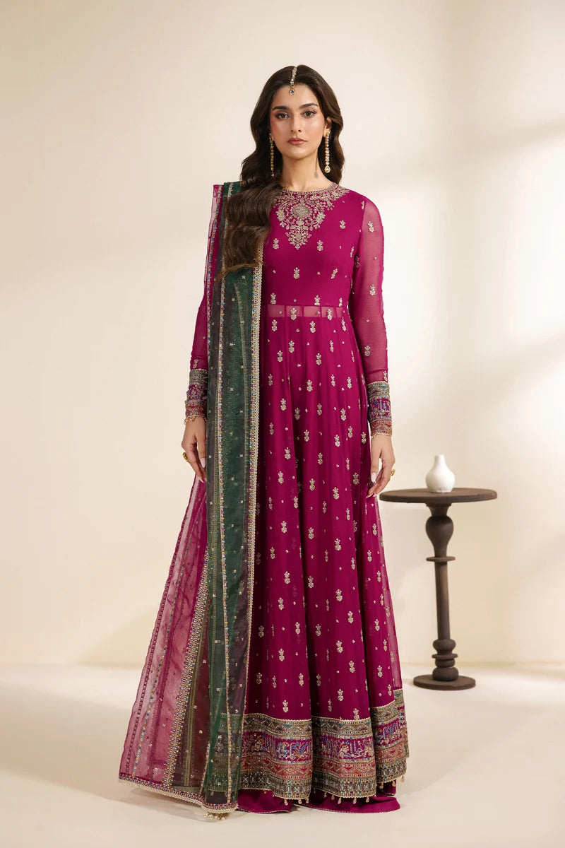 Zarif - Meraki - Embroidered Chiffon - Sarsar