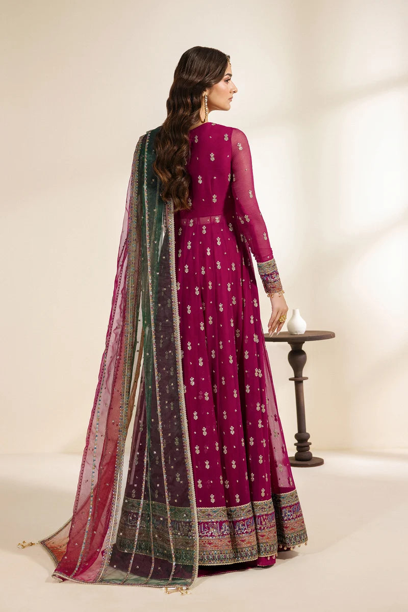 Zarif - Meraki - Embroidered Chiffon - Sarsar