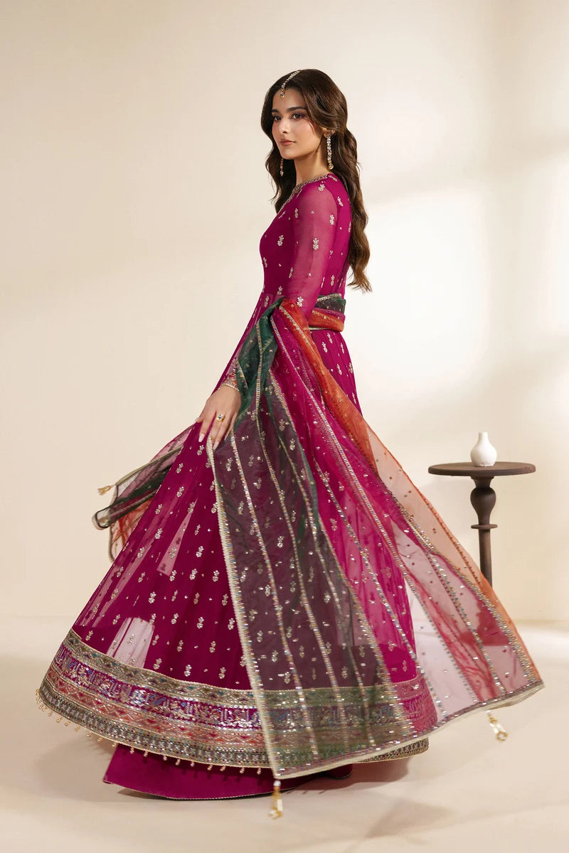 Zarif - Meraki - Embroidered Chiffon - Sarsar