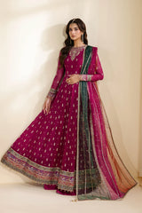 Zarif - Meraki - Embroidered Chiffon - Sarsar