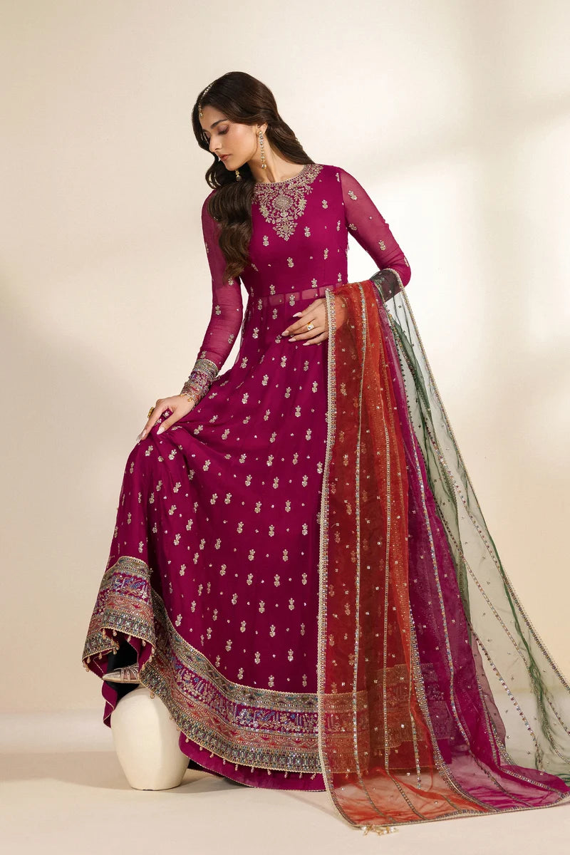 Zarif - Meraki - Embroidered Chiffon - Sarsar
