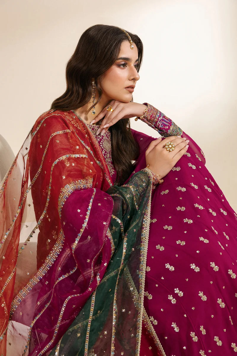 Zarif - Meraki - Embroidered Chiffon - Sarsar