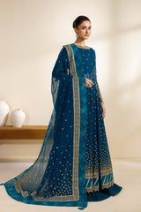 Zarif - Meraki - Embroidered Chiffon - Zenia