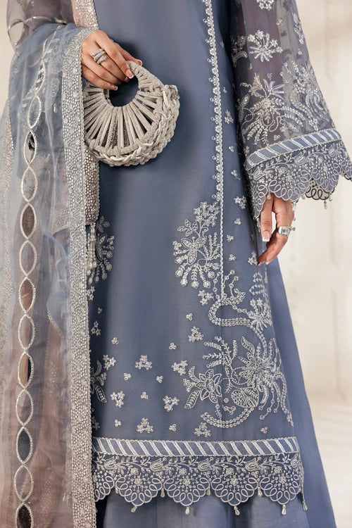 Zarif - Bayaan - Embroidered Chiffon - Nilmah