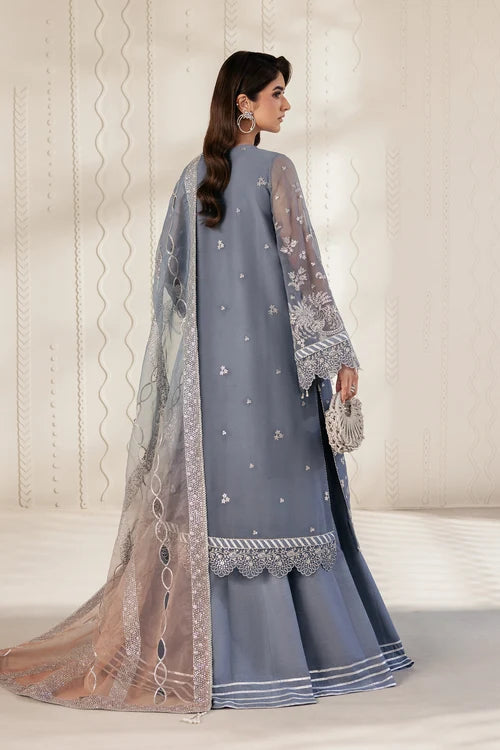 Zarif - Bayaan - Embroidered Chiffon - Nilmah