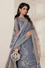 Zarif - Bayaan - Embroidered Chiffon - Nilmah