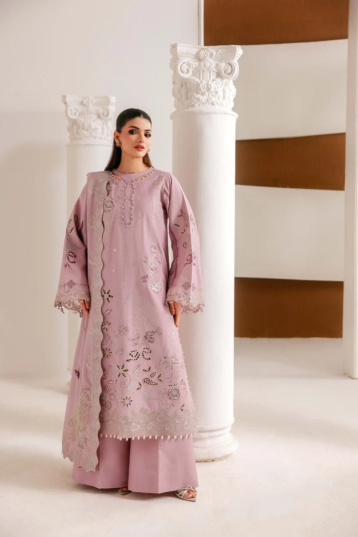 Florent - Silk Embroidered - Rose Muse