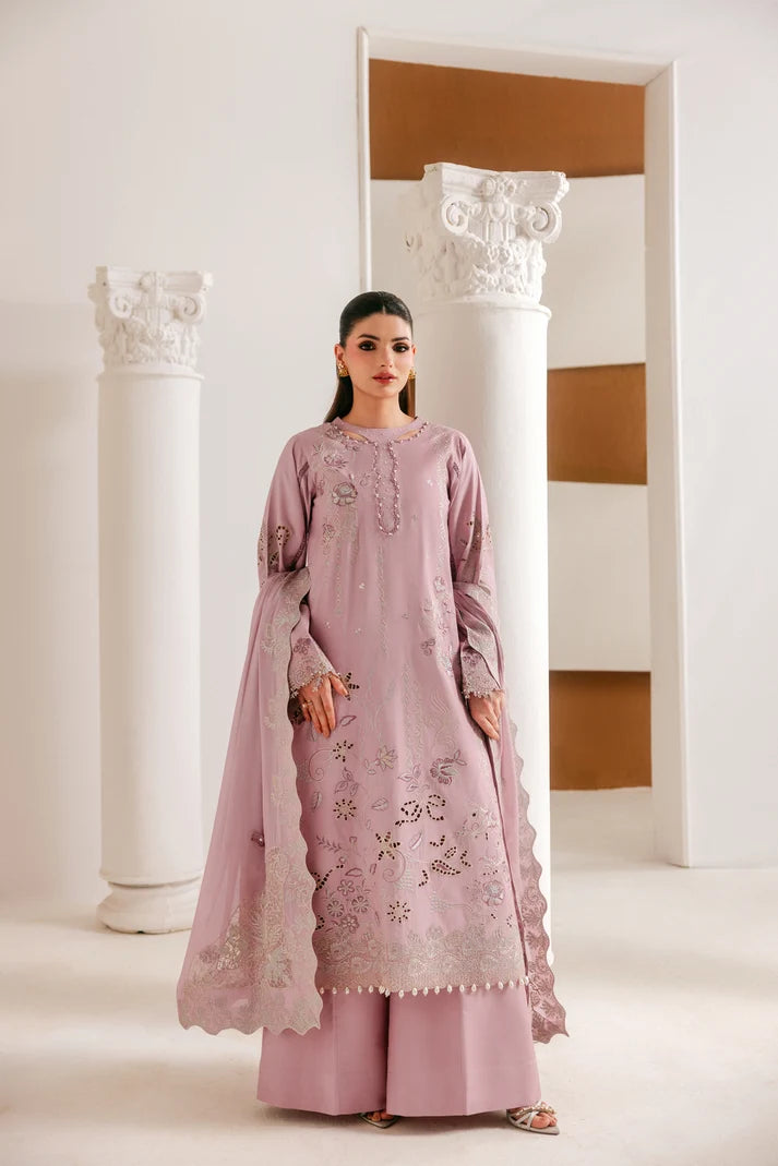 Florent - Silk Embroidered - Rose Muse
