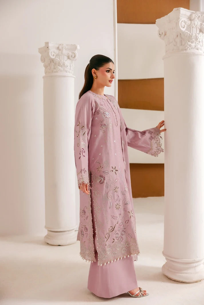 Florent - Silk Embroidered - Rose Muse