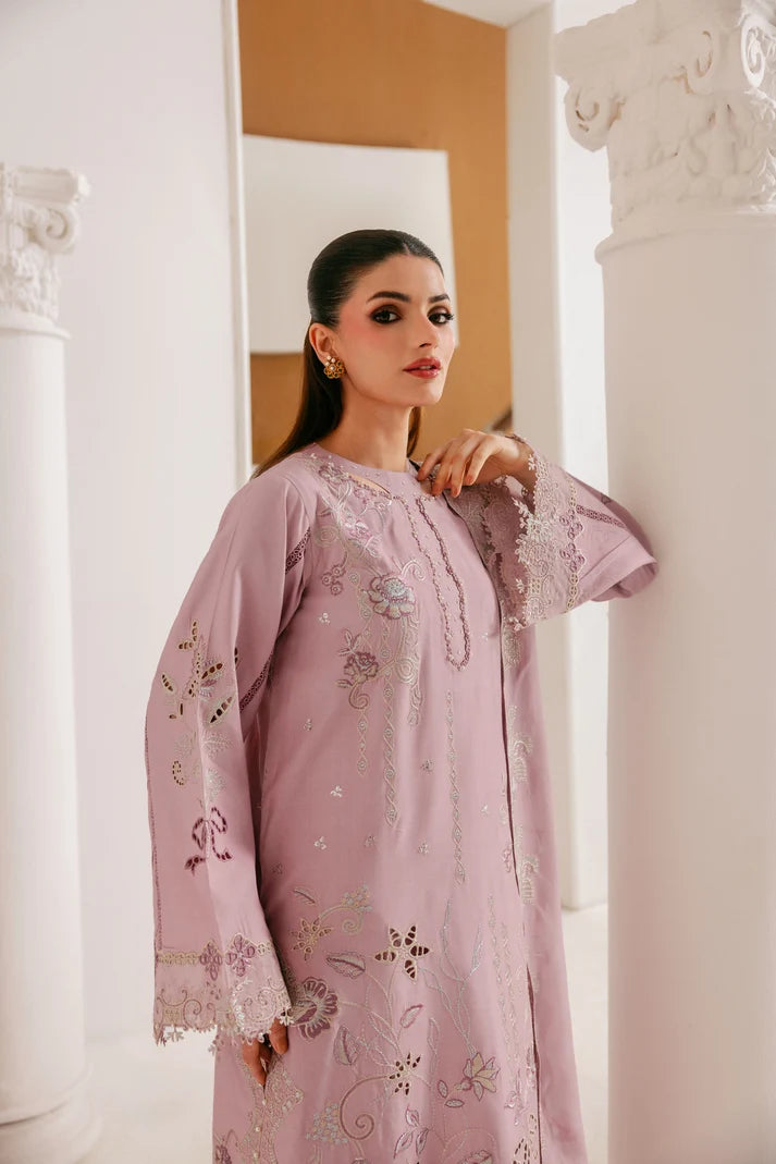 Florent - Silk Embroidered - Rose Muse