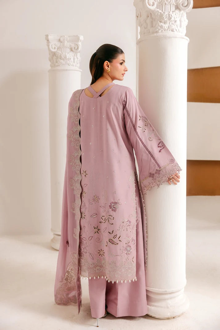 Florent - Silk Embroidered - Rose Muse