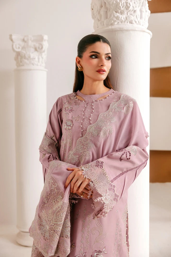 Florent - Silk Embroidered - Rose Muse