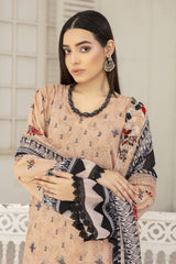 Abisha Fabrics - Vol 2 - Print Embroidered Viscose - ART 02