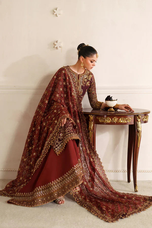 EMBROIDERED CHIFFON CH14-07