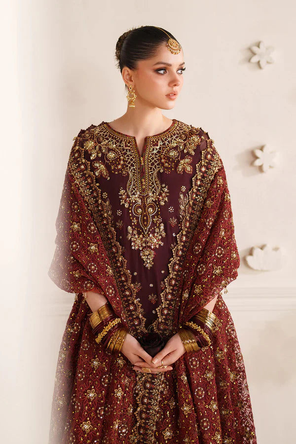 EMBROIDERED CHIFFON CH14-07